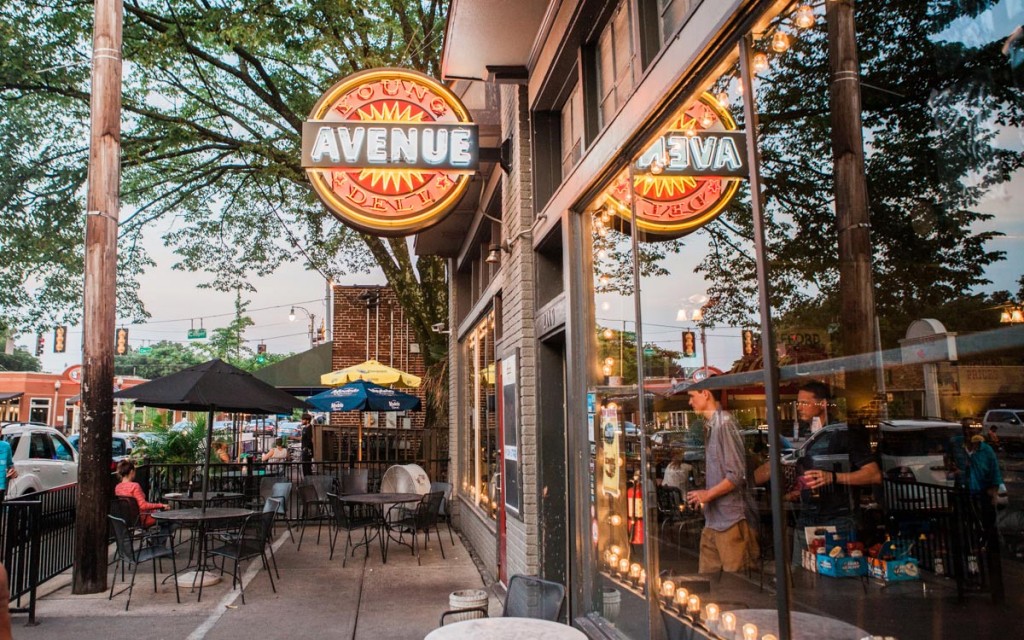 Young Ave Deli - interior design by GCD